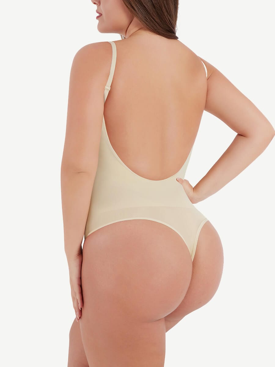 Presale-Wholesale Seamless Cover-Breast Open-Back Thong