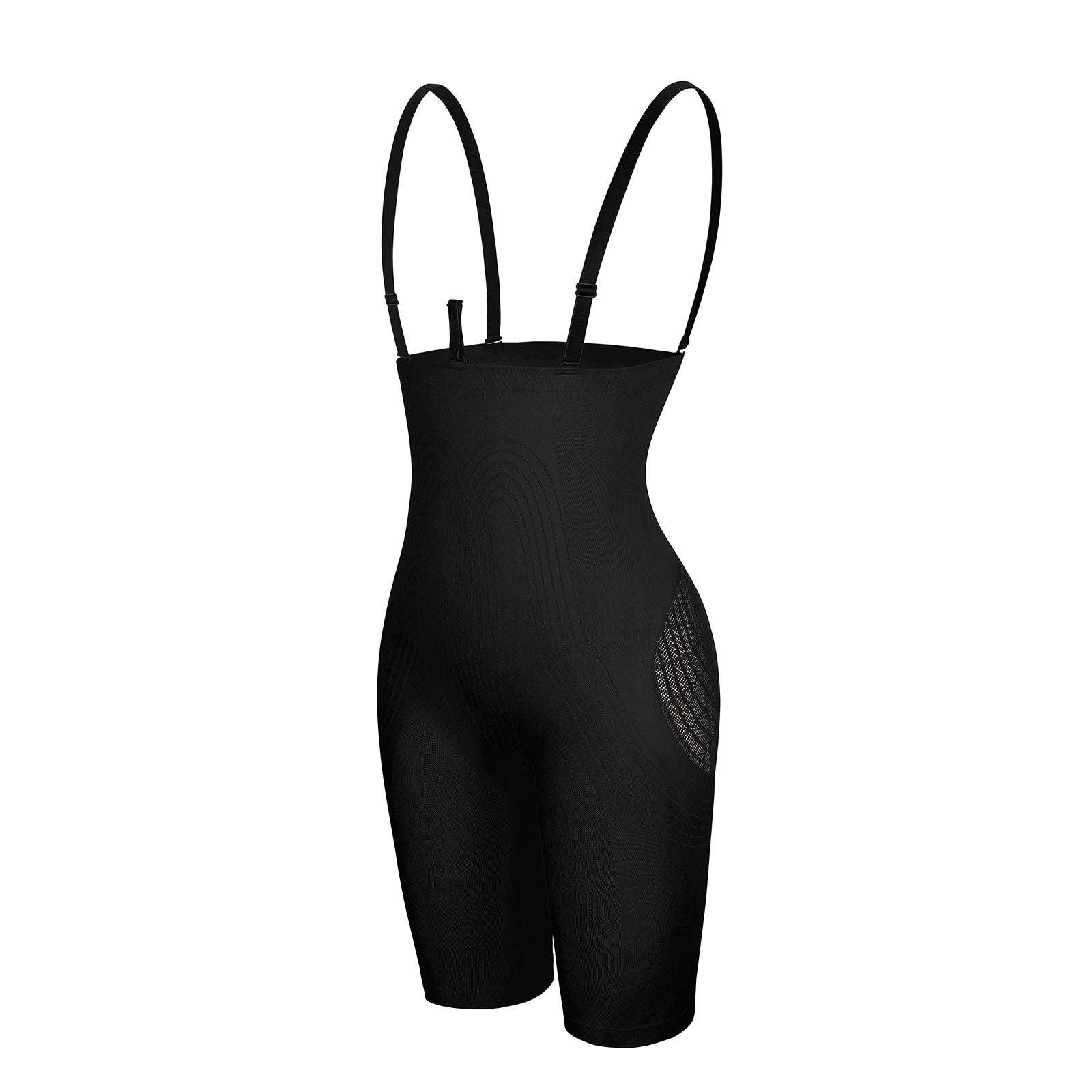 Wholesale Black Seamless Body Shapers Mesh Strap Plus Size Slim Waist