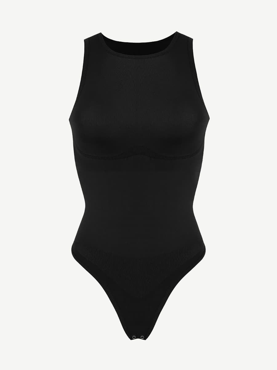 Wholesale ? Eco-friendly Seamless Outer Crew Thong Bodysuit